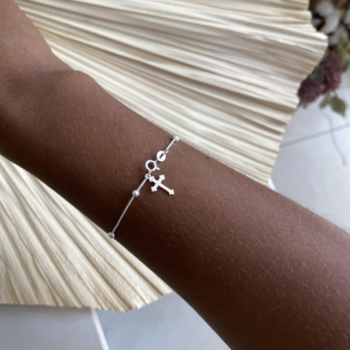 Pulseira Terço Bolinha 3mm