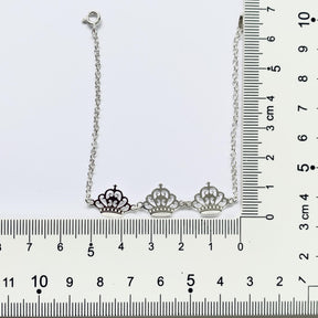 Pulseira 3 Coroas Princesa